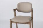 Mila Beige PU Counter Stool - 67cm Seat Height - Image 8