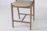 Mila Beige PU Counter Stool - 67cm Seat Height - Image 9