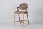 Mila Mink Easy Clean Fabric Counter Stool - 67cm Seat Height - Image 2