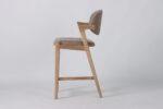 Mila Mink Easy Clean Fabric Counter Stool - 67cm Seat Height - Image 3