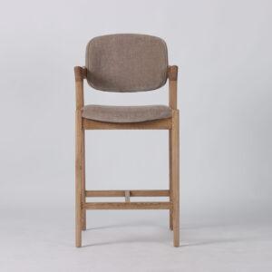 Mila Mink Easy Clean Fabric Counter Stool - 67cm Seat Height