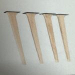 4 Wooden Tapered Legs