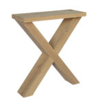 Pair of Wooden X Legs for Bench