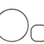 Set of 2 Round Mirrors - Dakota Brown