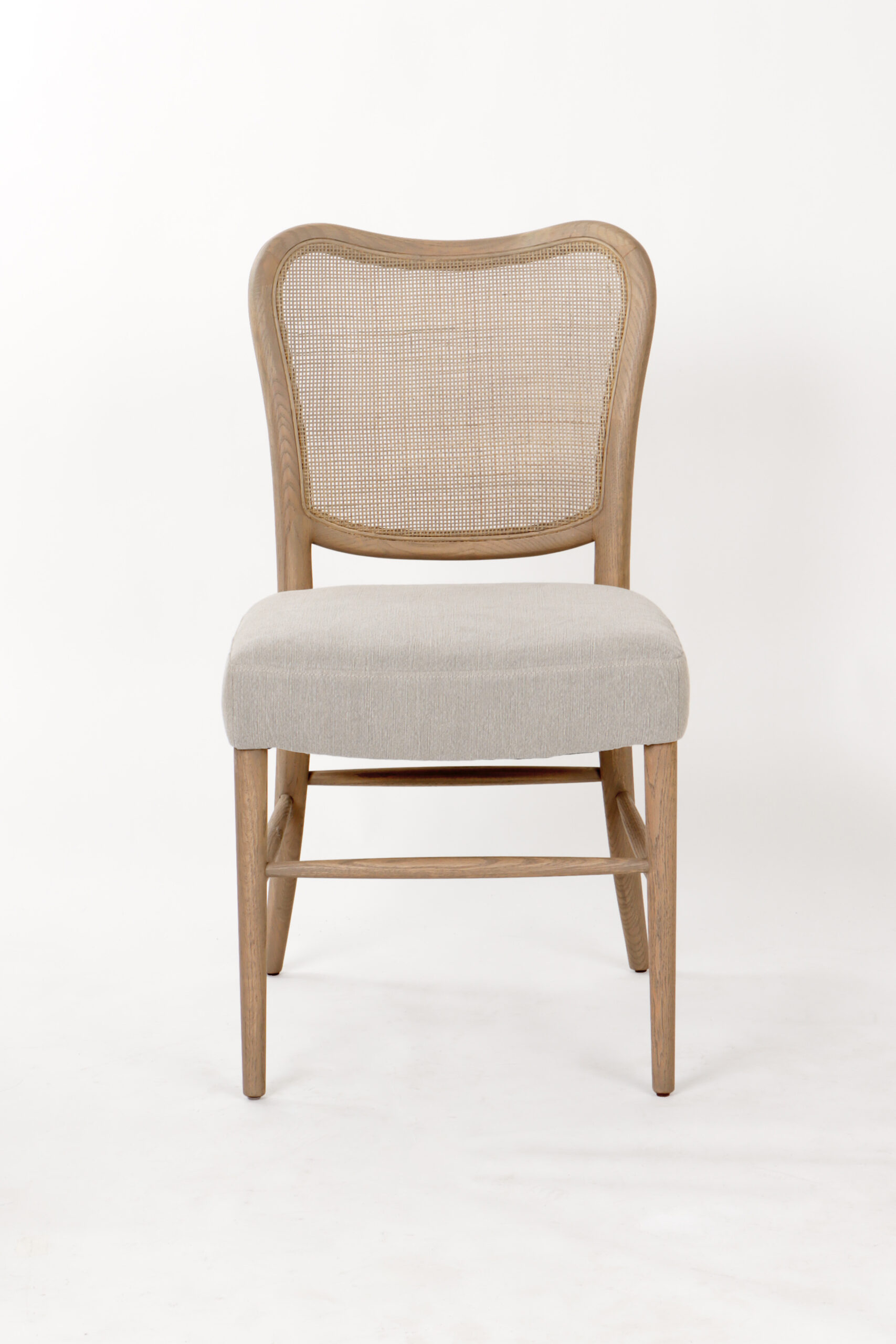 Bonnie chair(1) Bonnie Steeple Grey Fabric Dining Chair - S.H. 49.5cm (must be ordered in pairs) - Image 1