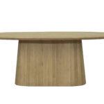 200cm Dakota Oval Dining Table - Oak