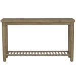 Dakota Console Table with Shelf - Oak