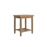 Dakota End Table with Shelf - Oak - Image 2