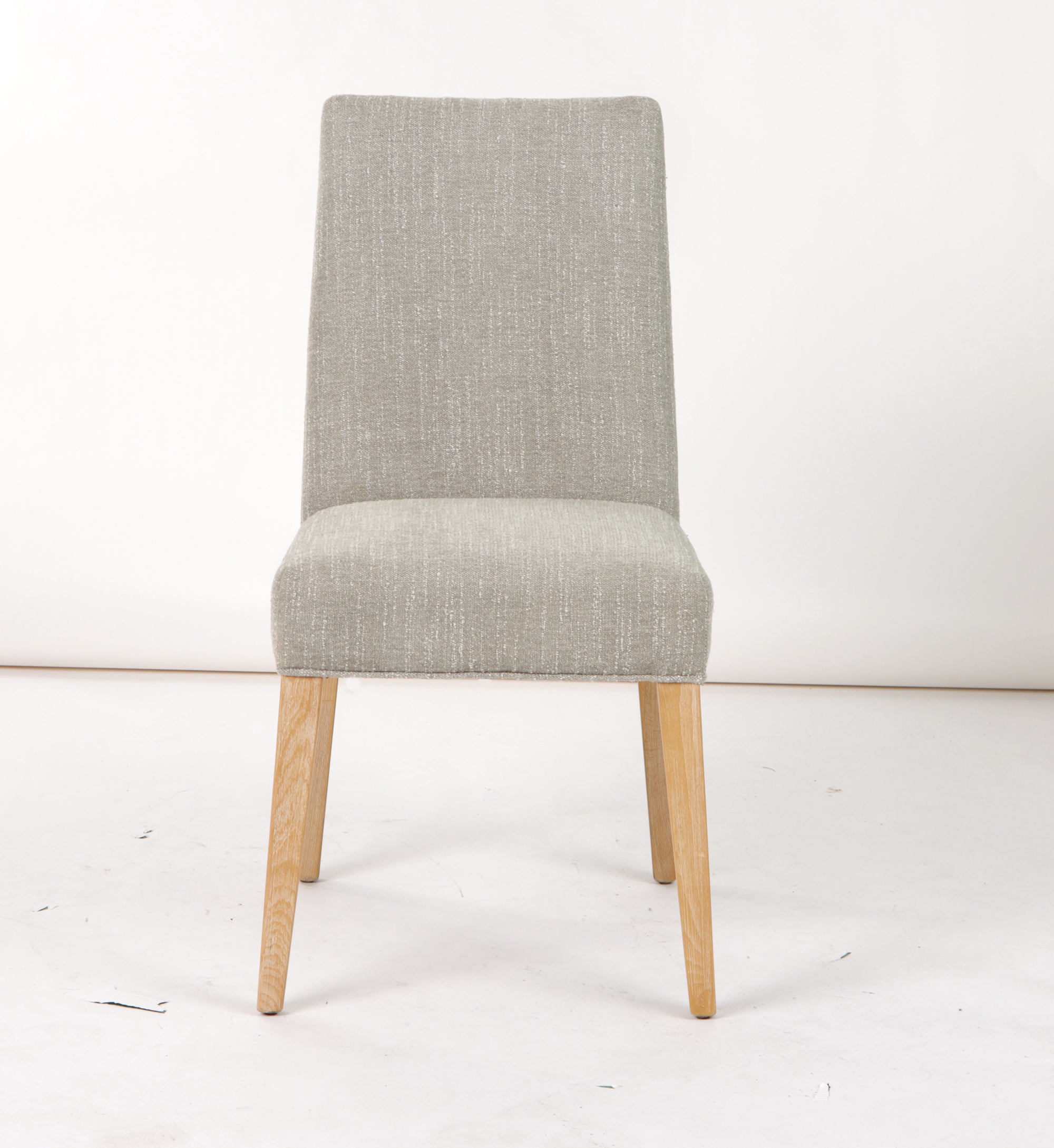 Emma chair(1) Emma Oatmeal Fabric Dining Chair - S.H. 49cm (must be ordered in pairs) - Image 1