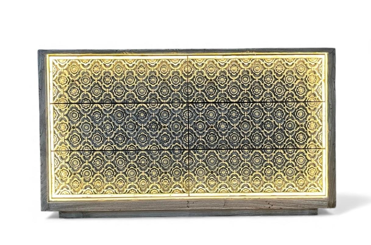 LOT6DWR (1) Lotus 6 Dwr Chest with Lights - Image 1