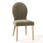 Willow Green Fabric Dining Chair - S.H. 48cm (Must be Ordered in Pairs)