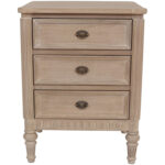 Willow 3 Dwr Bedside - Timber Wash