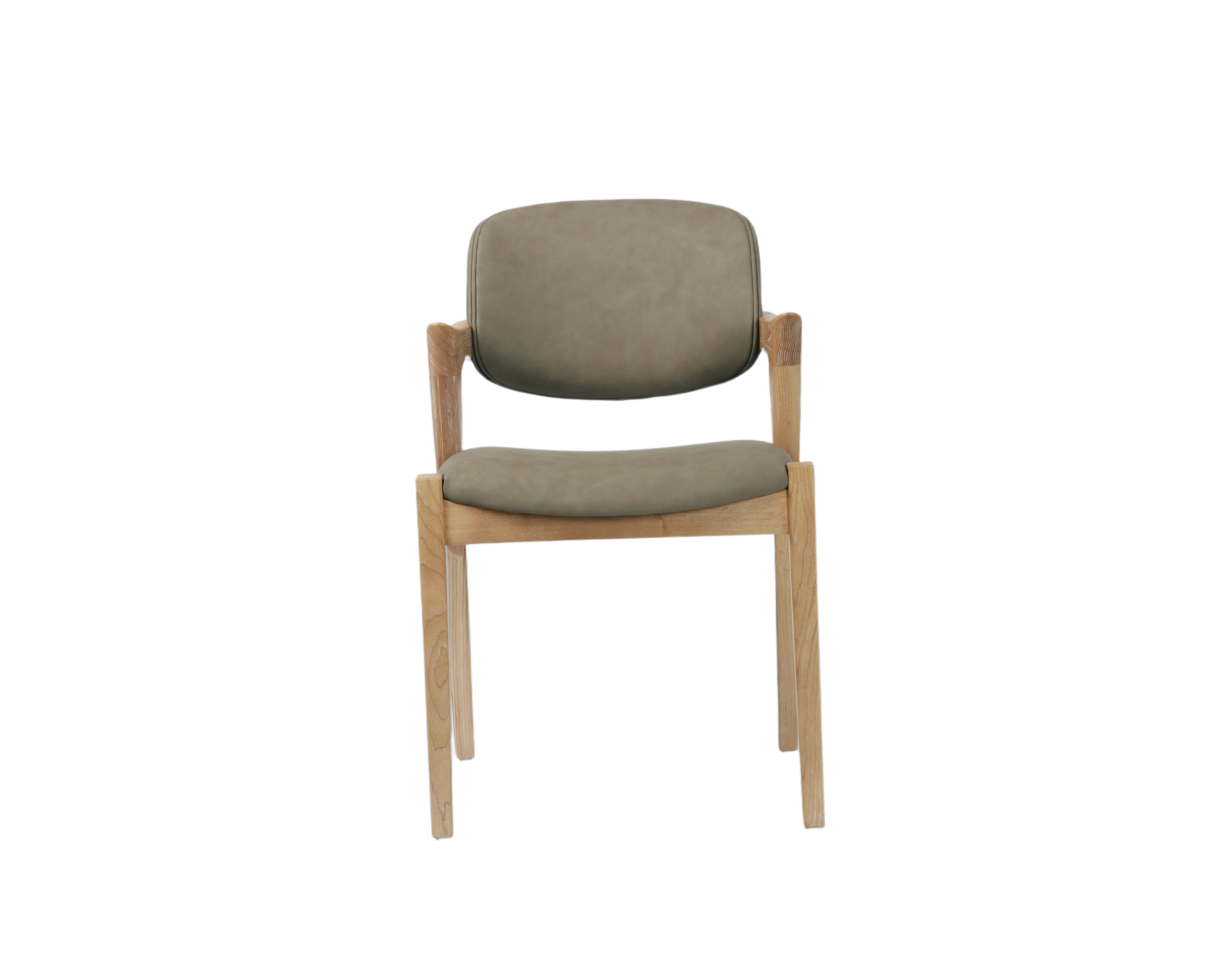CKP003-6 (1) Mila Saddle Brown PU Dining Chair - 49cm Seat Height - Image 1