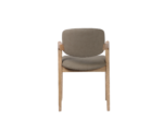 Mila Saddle Brown PU Dining Chair - 49cm Seat Height - Image 4