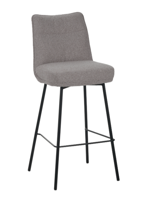 LEN67MUSH Lennon Mushroom Royal Boucle Counter Stool (must be ordered in pairs) - Image 1