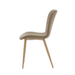 Lia PU Vintage Beige Chair (must be ordered as a box of four) - Image 3