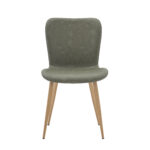 Lia PU Vintage Green Chair (must be ordered as a box of four) - Image 2