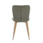 Lia PU Vintage Green Chair (must be ordered as a box of four) - Image 5