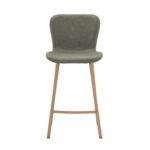 Lia PU Vintage Green Counter Stool - 67cm S.H. (must be ordered in pairs) - Image 2