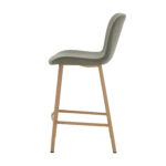 Lia PU Vintage Green Counter Stool - 65cm Seat Height (must be ordered in pairs) - Image 3