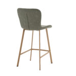 Lia PU Vintage Green Counter Stool - 65cm Seat Height (must be ordered in pairs) - Image 4