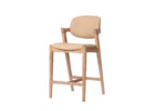 Mila Camel PU Stool - 67cm Seat Height