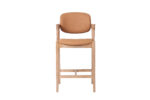 Mila Cognac PU Stool - 67cm Seat Height - Image 2