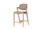 Mila Saddle Brown PU Stool - 67cm Seat Height