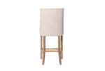 Rosa Beige Linen Counter Stool - 67cm Seat Height - Image 4