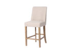 Rosa Beige Linen Counter Stool - 67cm Seat Height