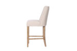 Rosa Beige Linen Counter Stool - 67cm Seat Height - Image 3