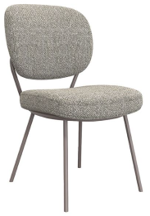 Singapore Mushroom Singapore Mushroom Royal Boucle Fabric Chair (must be ordered in pairs) - Image 1