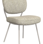 Singapore Natural Royal Boucle Fabric Chair (must be ordered in pairs)