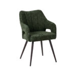 Stan Green Boucle Fabric Chair (must be ordered in pairs)
