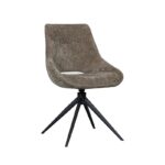 Marlow Hunter Fabric 360° Swivel Dining Chair (must be ordered in pairs) - Image 3