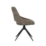 Marlow Hunter Fabric 360° Swivel Dining Chair (must be ordered in pairs) - Image 4