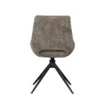 Marlow Hunter Fabric 360° Swivel Dining Chair (must be ordered in pairs) - Image 5