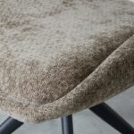 Marlow Hunter Fabric 360° Swivel Dining Chair (must be ordered in pairs) - Image 7