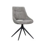 Marlow Stone Fabric 360° Swivel Dining Chair (must be ordered in pairs) - Image 3