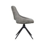 Marlow Stone Fabric 360° Swivel Dining Chair (must be ordered in pairs) - Image 4