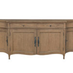 200cm Sofia 4 Door Sideboard - Smoked Oak
