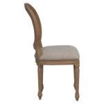 Sofia Rattan Balloon Back Dining Chair with Removable Seat Pad - Smoked Oak - Image 3
