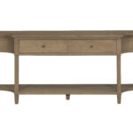 170cm Sofia Sofa Table - Smoked Oak