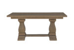 180cm Sofia Twin Pod Dining Table - Smoked Oak - Image 2