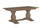 180cm Sofia Twin Pod Dining Table - Smoked Oak