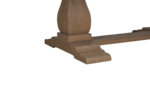 180cm Sofia Twin Pod Dining Table - Smoked Oak - Image 5