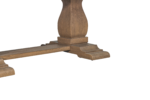 180cm Sofia Twin Pod Dining Table - Smoked Oak - Image 4