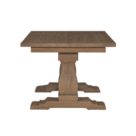 180cm Sofia Twin Pod Dining Table - Smoked Oak - Image 3