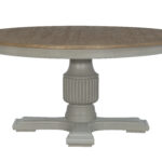 140cm Sofia Round Dining Table - Hardwick / Smoked Oak