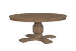 140cm Sofia Round Dining Table - Smoked Oak - Image 3